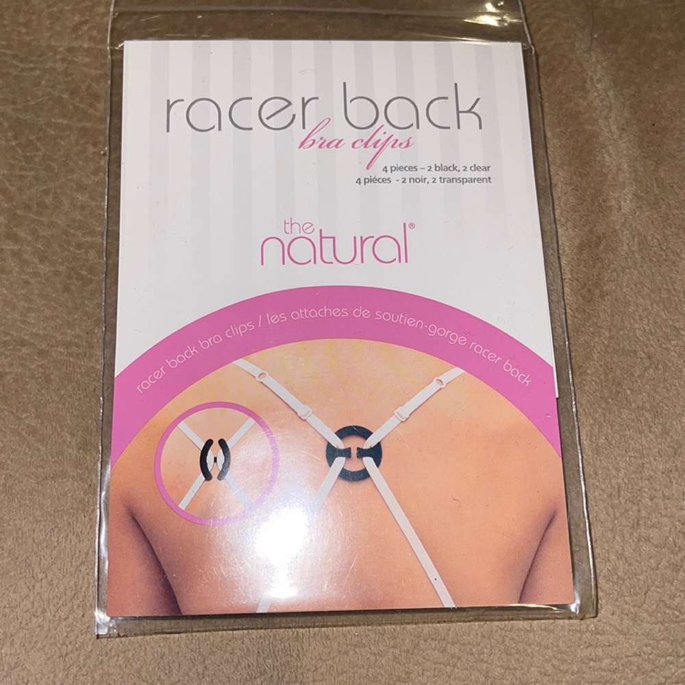 The natural - Racer back bra clips